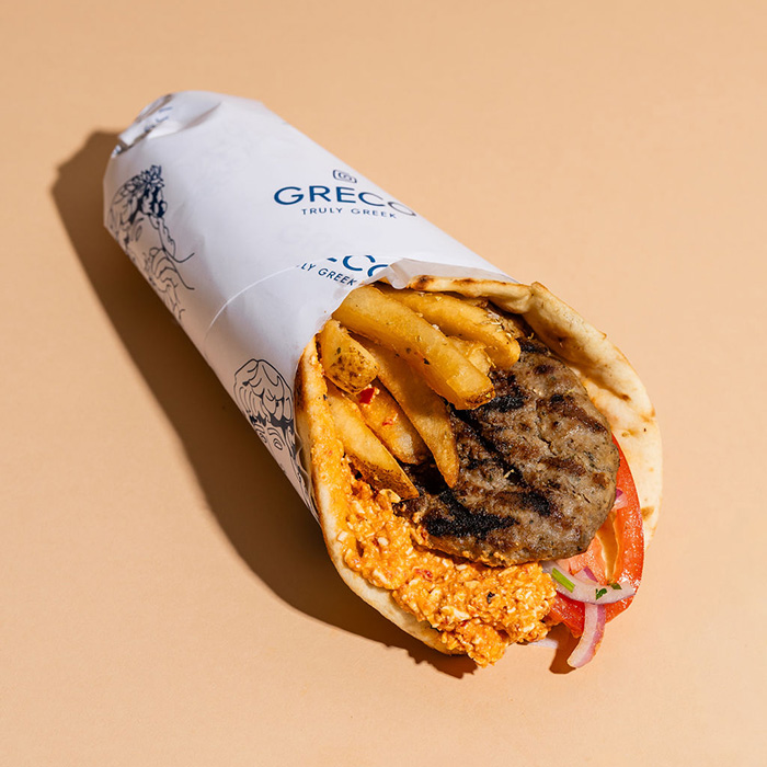 GREEK-STYLE BURGER